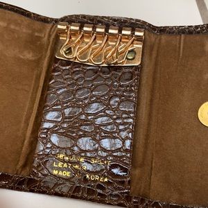 Genuine Split Leather Key Organizer